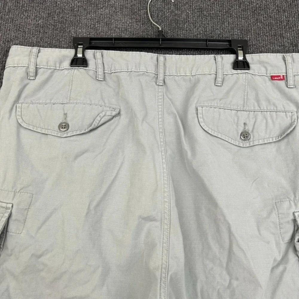 Levi's Men's 38 Shorts Gray Ripstop Utility Cargo Outdoors Hiking Casual